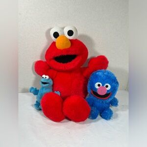Vintage Tickle Me Elmo 1995 Tyco Talking Plush Stuffed Toy Sesame Street